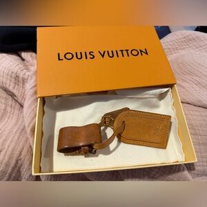 Authentic Louis Vuitton Luggage Tag with Box and Dustbag